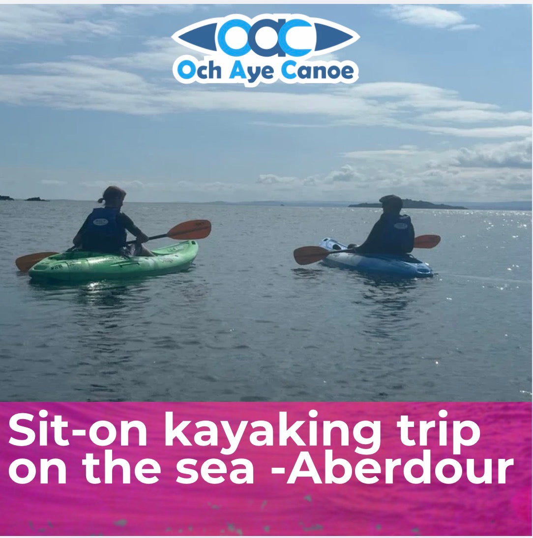 Sit-on kayaking on sea, Aberdour, Fife - Saturday 23rd May (3.30pm to 7pm)