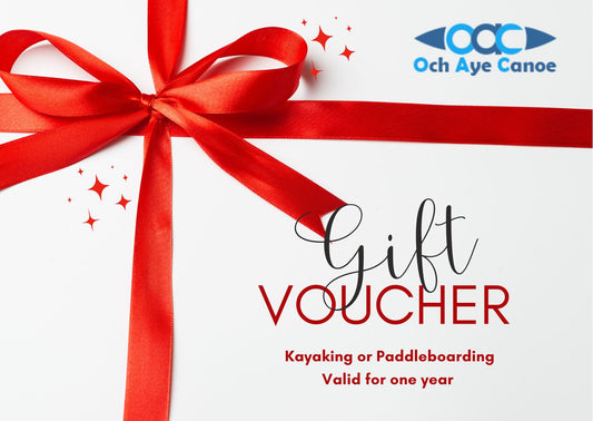 Och Aye Canoe gift voucher