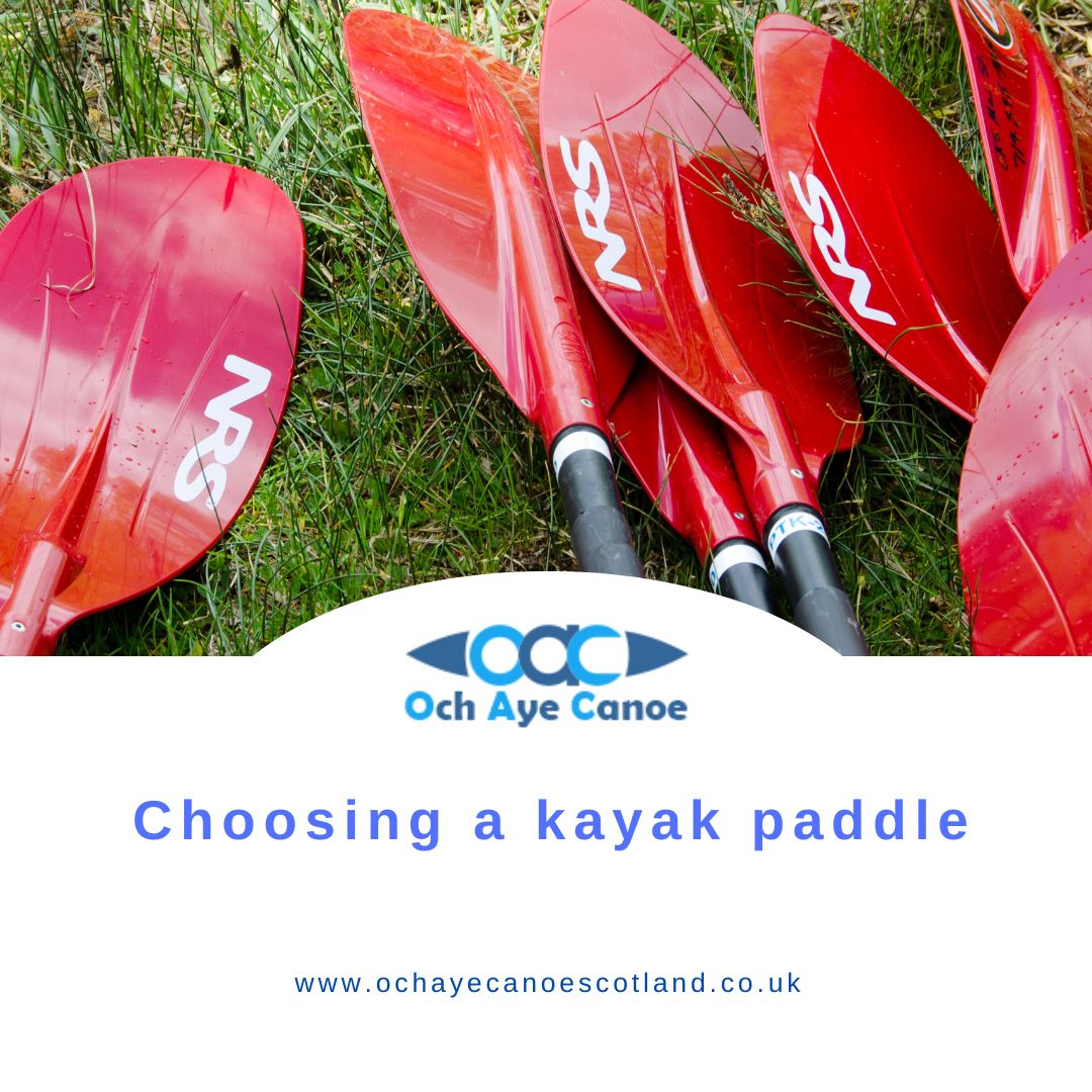 How to choose a kayak paddle