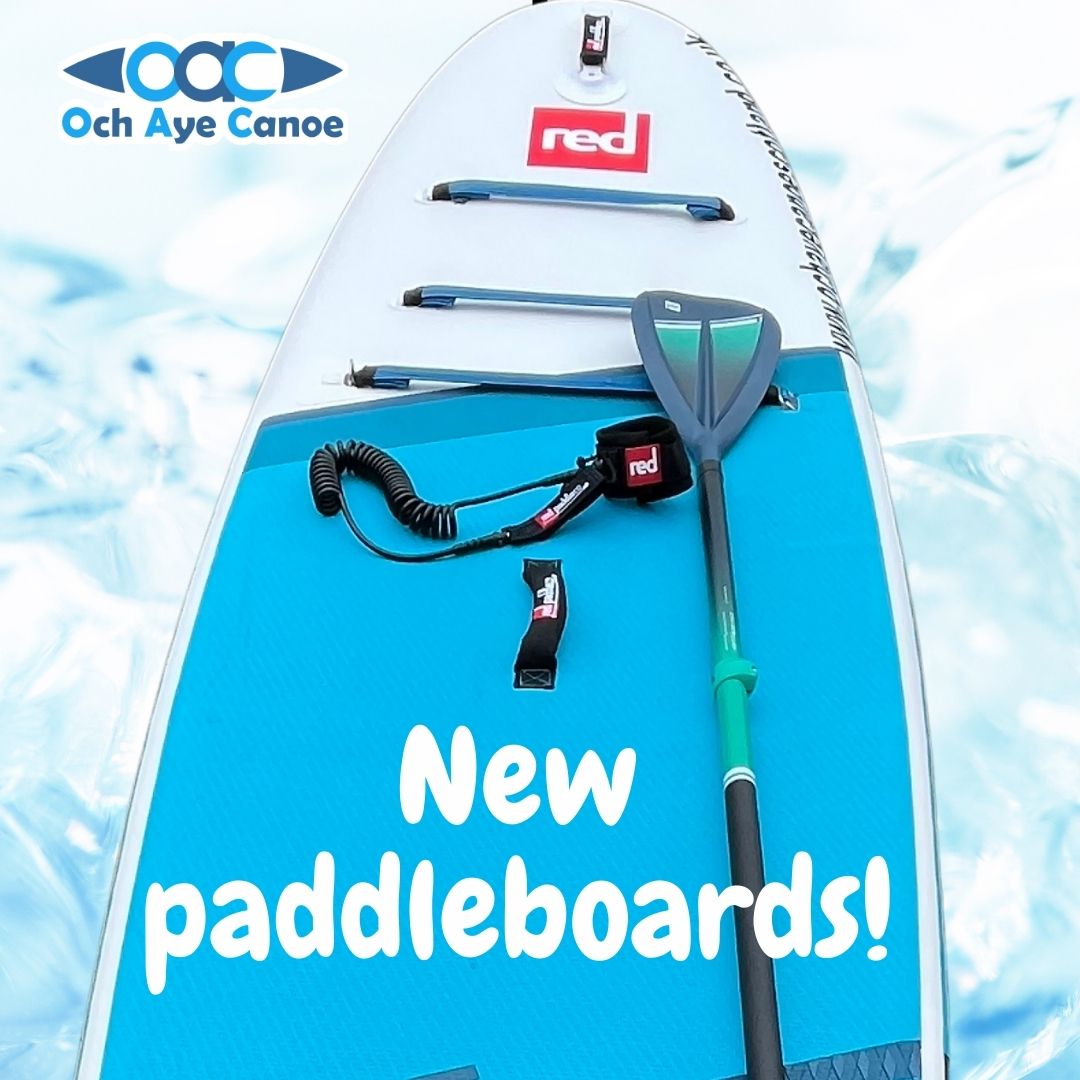 Paddle in Style:  Och Aye Canoe's new Red Paddleboards