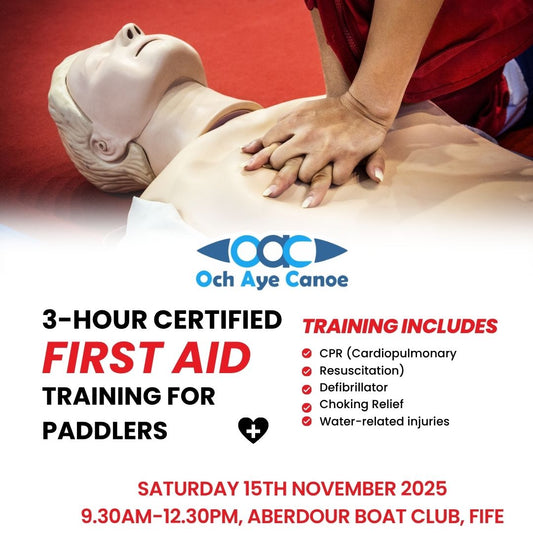 3-Hour Certified First Aid Course for Paddlers - Kirkcaldy - Saturday 15th November 2025