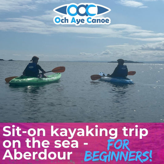 Sit-on kayaking on sea, Aberdour, Fife  - Saturday 11th October (10.30am to 2.30pm)