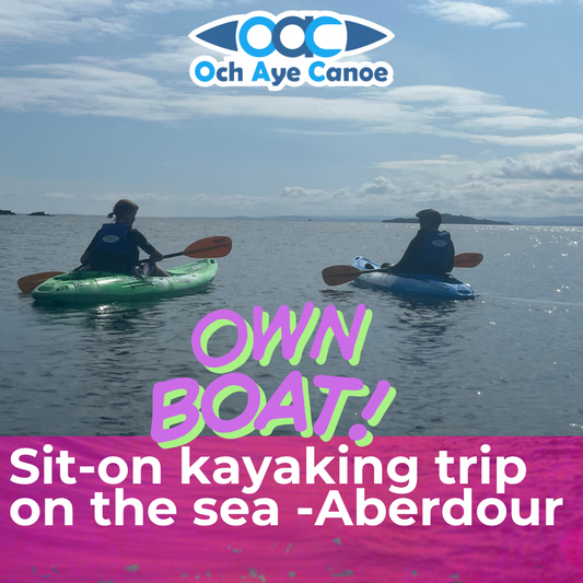 Kayaking (OWN boat) on sea, Aberdour, Fife  - Saturday 15th August (3.30pm to 7pm)